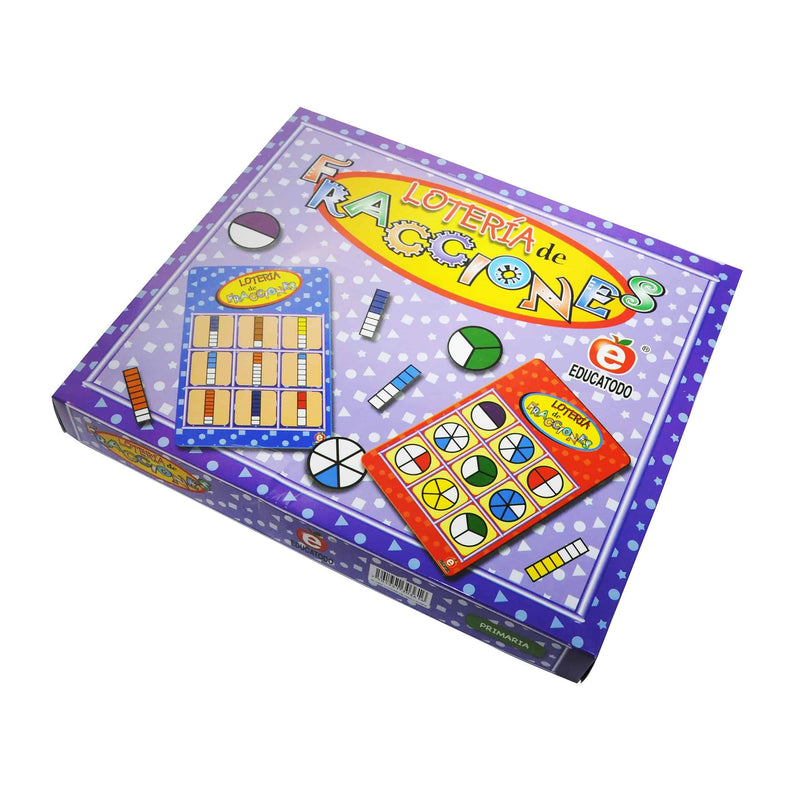 Lotería de Fracciones - Educatodo material didáctico y juegos educativos - Educatodo