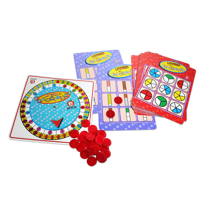 Lotería de Fracciones - Educatodo material didáctico y juegos educativos - Educatodo