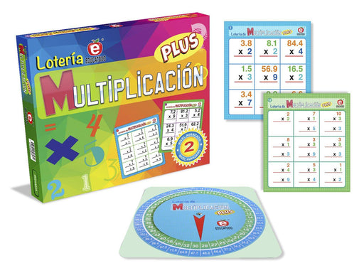 Lotería de Multiplicación Plus - Educatodo material didáctico y juegos educativos - Educatodo