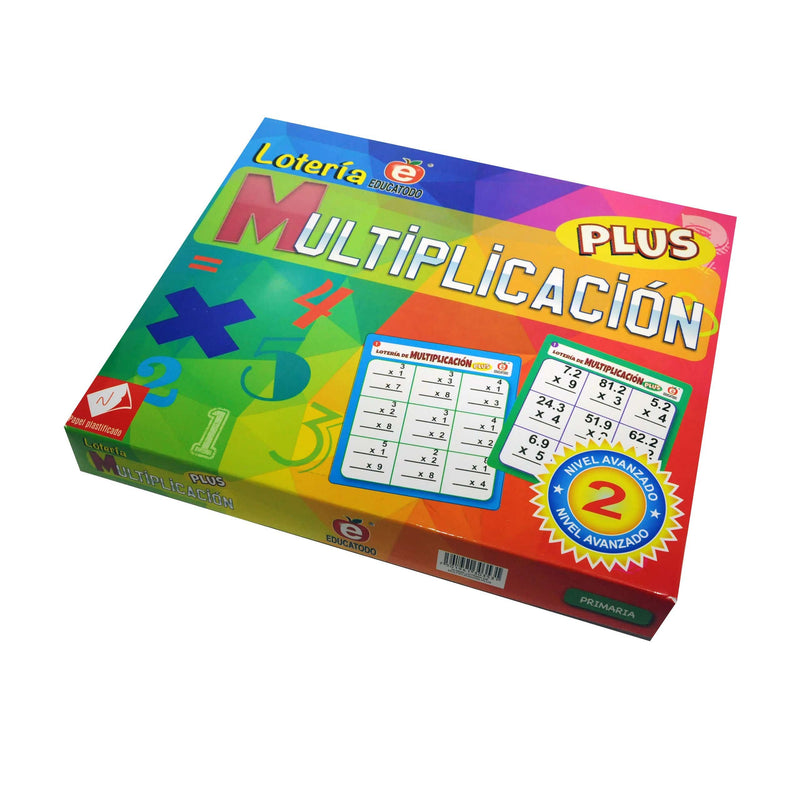 Lotería de Multiplicación Plus - Educatodo material didáctico y juegos educativos - Educatodo