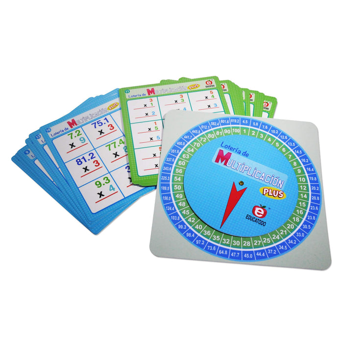 Lotería de Multiplicación Plus - Educatodo material didáctico y juegos educativos - Educatodo