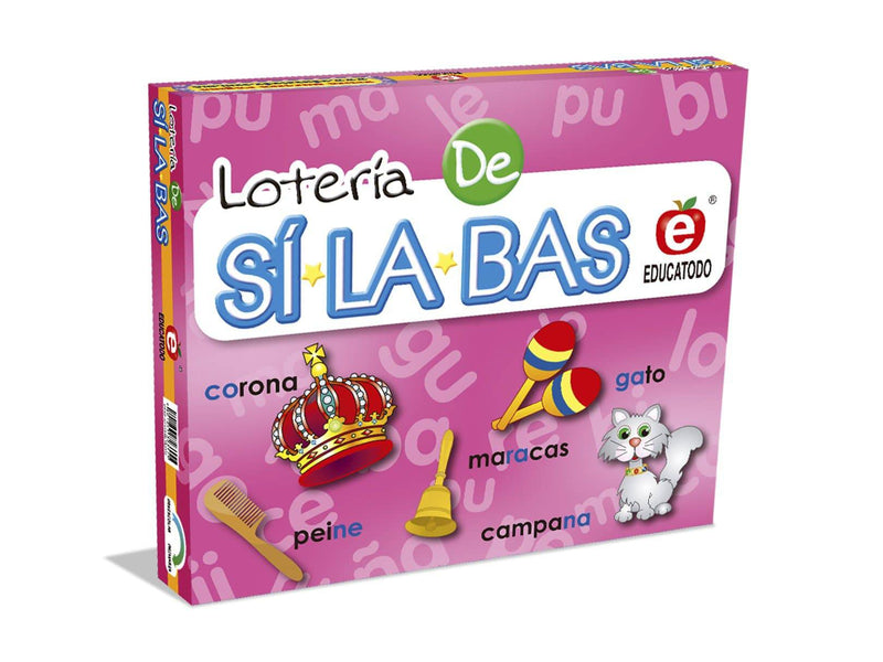 Lotería de Sílabas - Educatodo material didáctico y juegos educativos - Educatodo