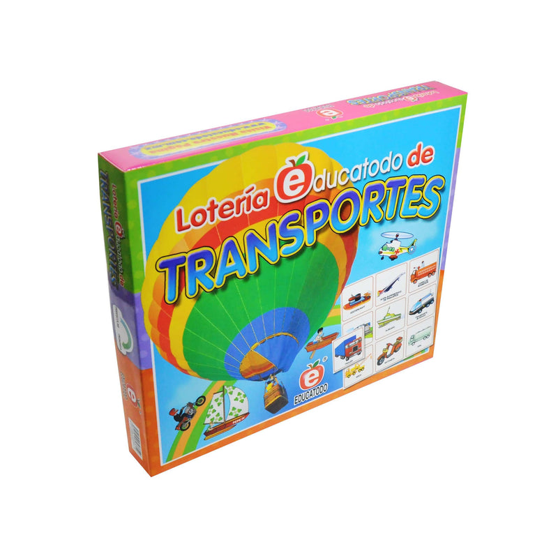 Lotería de Transportes - Educatodo material didáctico y juegos educativos - Educatodo