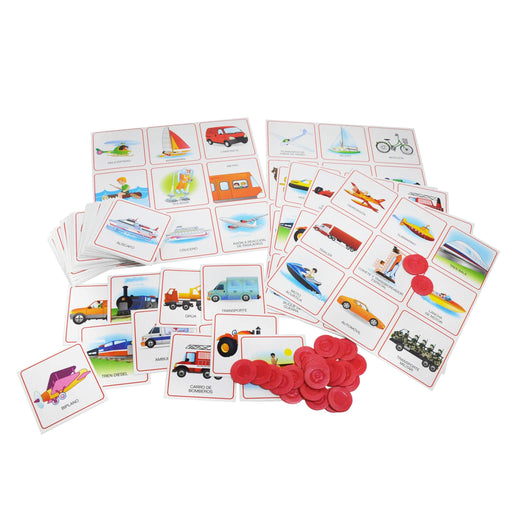 Lotería de Transportes - Educatodo material didáctico y juegos educativos - Educatodo