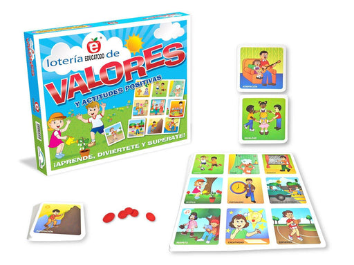 Lotería de Valores Polipáp - Educatodo material didáctico y juegos educativos - Educatodo