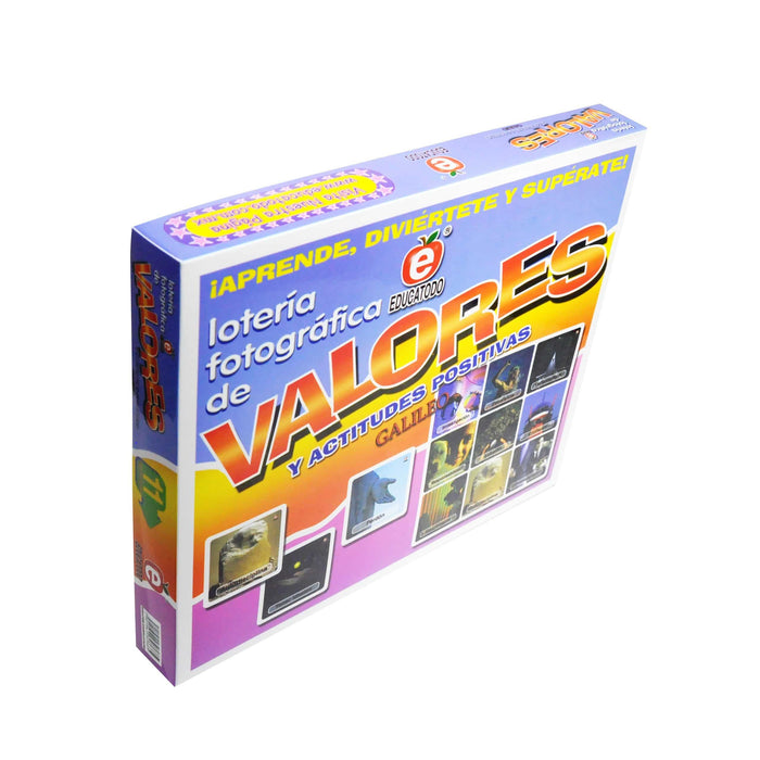 Lotería Fotográfica de Valores Galileo - Educatodo material didáctico y juegos educativos - Educatodo