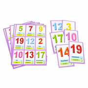 Lottery of Numbers 1-20 Arcoiris - Educatodo material didáctico y juegos educativos - Educatodo