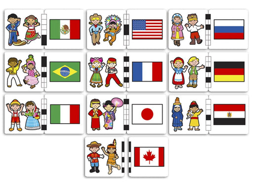 Memopares Banderas y Razas - Educatodo material didáctico y juegos educativos - Educatodo