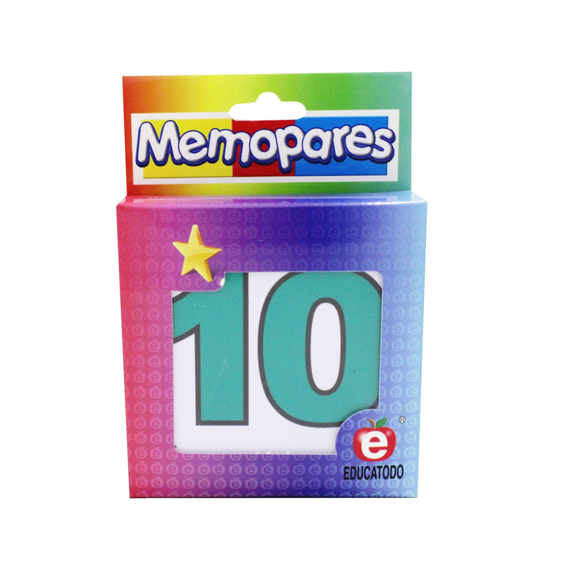Memopares Braille/Números del 1 Al 10 - Educatodo material didáctico y juegos educativos - Educatodo