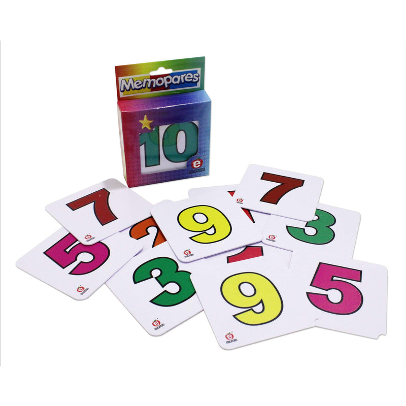 Memopares Braille/Números del 1 Al 10 - Educatodo material didáctico y juegos educativos - Educatodo