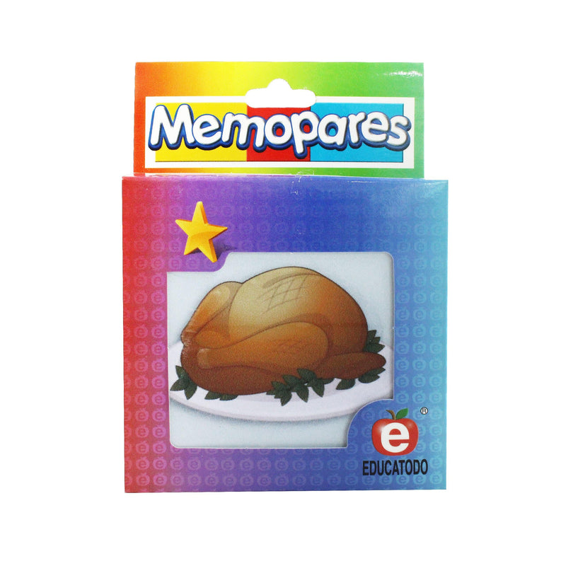 Memopares de Alimentos - Educatodo material didáctico y juegos educativos - Educatodo