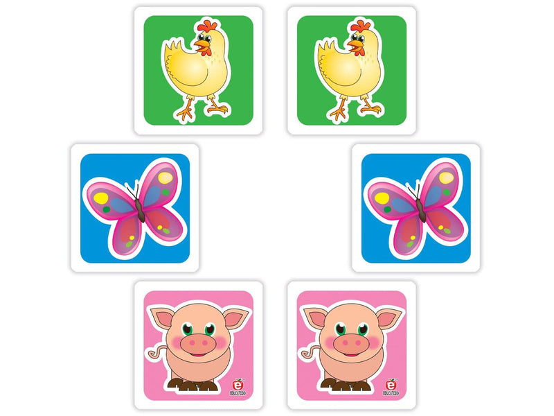 Memopares de Animales - Educatodo material didáctico y juegos educativos - Educatodo