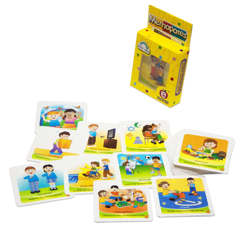 Memopares de Derechos y Obligaciones C/54 Tarjetas - Educatodo material didáctico y juegos educativos - Educatodo