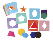 Memopares de Encaje de Figuras Geométricas 132 Piezas - Educatodo material didáctico y juegos educativos - Educatodo