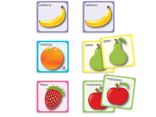Memopares de Frutas - Educatodo material didáctico y juegos educativos - Educatodo