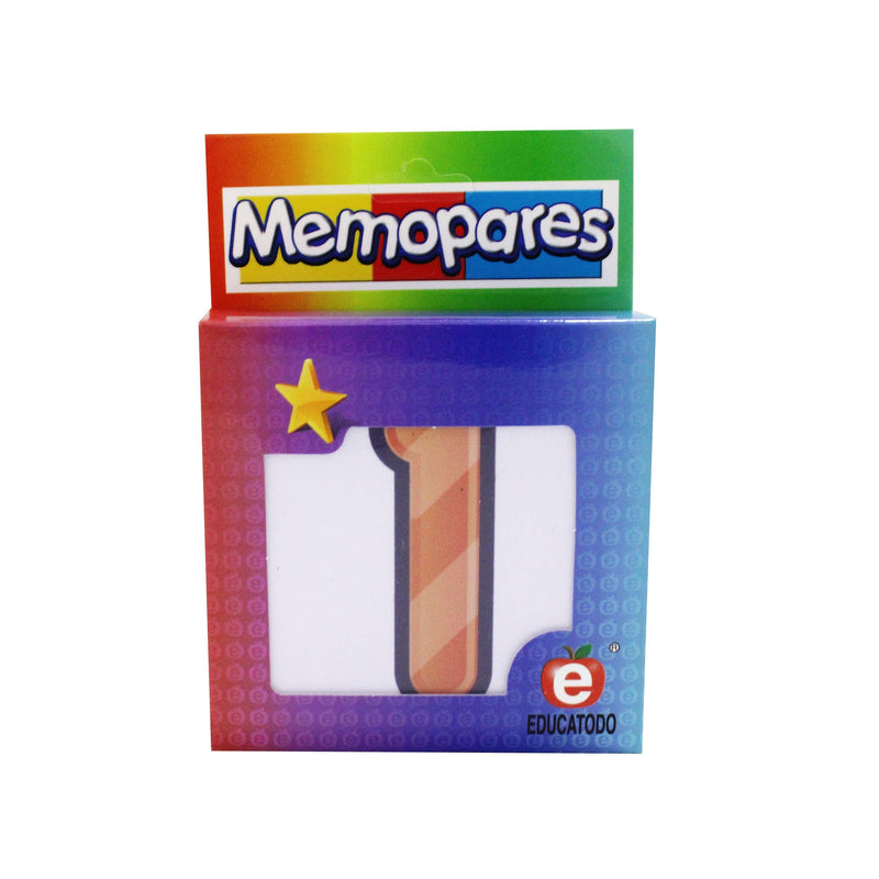 Memopares de Números - Educatodo material didáctico y juegos educativos - Educatodo