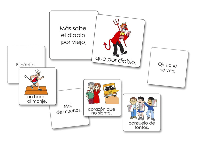 Memopares de Refranes - Educatodo material didáctico y juegos educativos - Educatodo