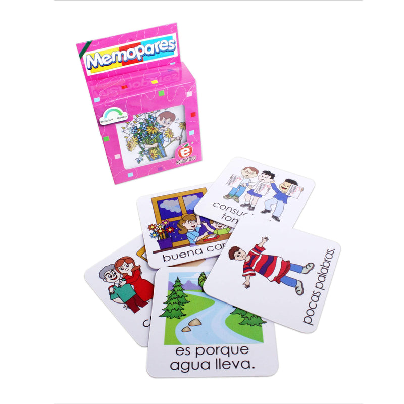 Memopares de Refranes - Educatodo material didáctico y juegos educativos - Educatodo