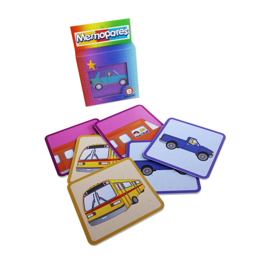 Memopares de Transportes Terrestres - Educatodo material didáctico y juegos educativos - Educatodo