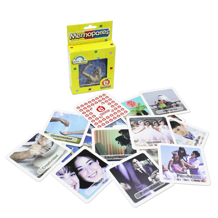 Memopares de Valores Fotográfico - Educatodo material didáctico y juegos educativos - Educatodo