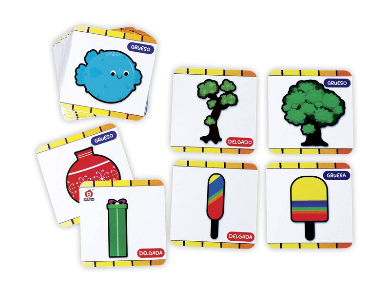 Memopares Delgado-Grueso - Educatodo material didáctico y juegos educativos - Educatodo
