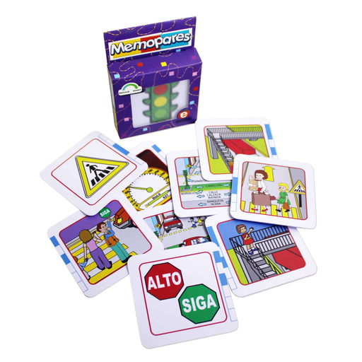 Memopares Elementos de Educación Vial - Educatodo material didáctico y juegos educativos - Educatodo