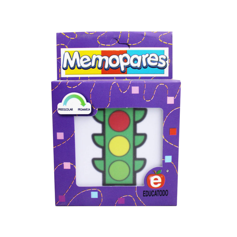 Memopares Elementos de Educación Vial - Educatodo material didáctico y juegos educativos - Educatodo