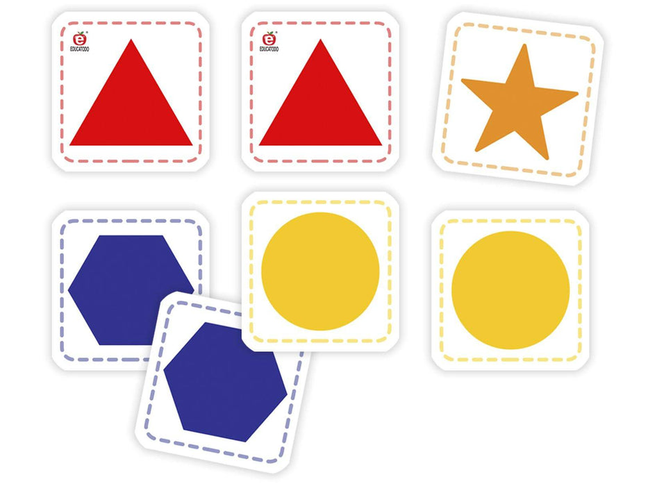 Memopares Figuras Geométricas - Educatodo material didáctico y juegos educativos - Educatodo
