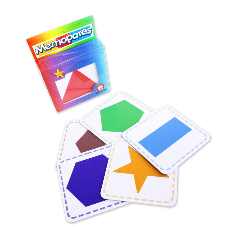 Memopares Figuras Geométricas - Educatodo material didáctico y juegos educativos - Educatodo