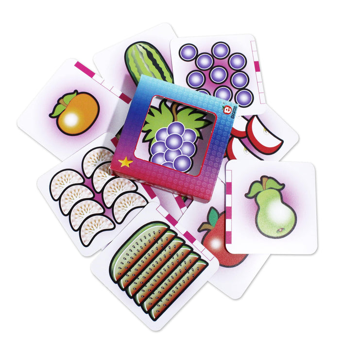Memopares Fracciones Con Frutas - Educatodo material didáctico y juegos educativos - Educatodo