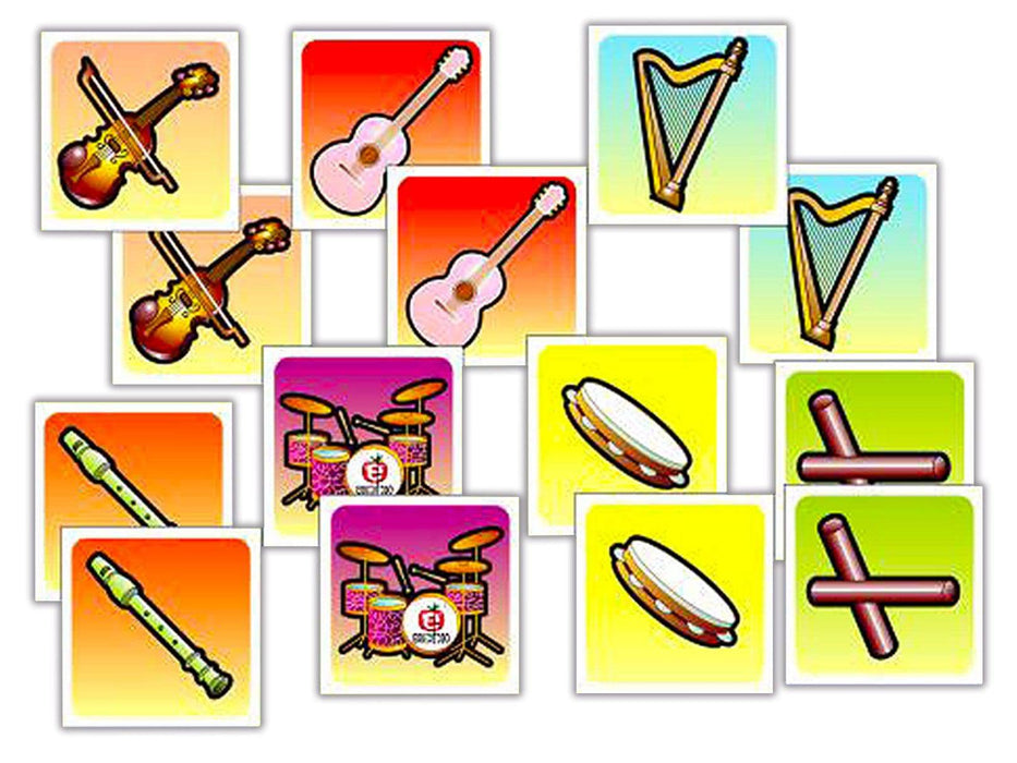 Memopares Instrumentos Musicales - Educatodo material didáctico y juegos educativos - Educatodo