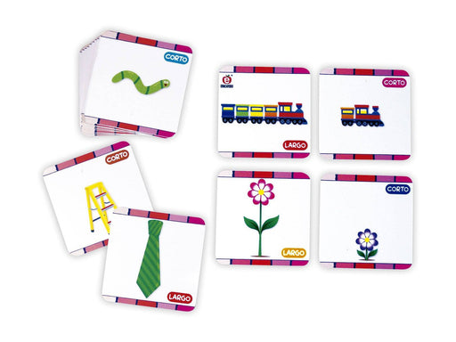 Memopares Largo-Corto - Educatodo material didáctico y juegos educativos - Educatodo