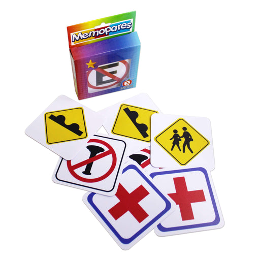 Memopares Señales Viales - Educatodo material didáctico y juegos educativos - Educatodo