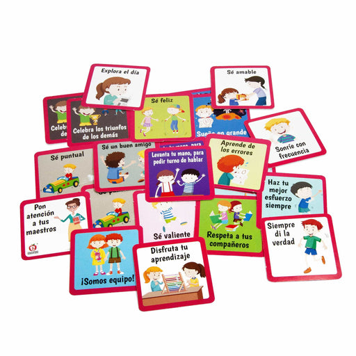 Mini Memopares Valores Frases - Educatodo material didáctico y juegos educativos - Educatodo
