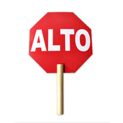Paleta Señal Alto Siga 30 x 19.5 cm - Educatodo material didáctico y juegos educativos - Educatodo