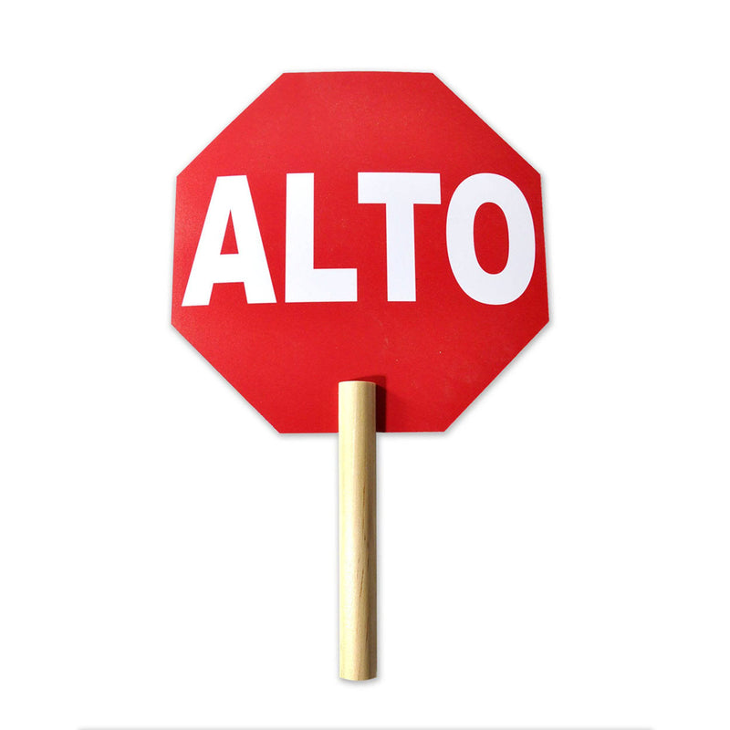 Paleta Señal Alto Siga 30 x 19.5 cm - Educatodo material didáctico y juegos educativos - Educatodo