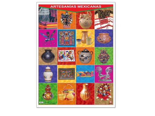 Póster Artesanías Mexicanas - Educatodo material didáctico y juegos educativos - Educatodo