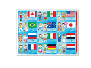 Póster Banderas y Trajes Típicos - Educatodo material didáctico y juegos educativos - Educatodo