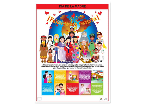 Póster Día de la Madre - Educatodo material didáctico y juegos educativos - Educatodo