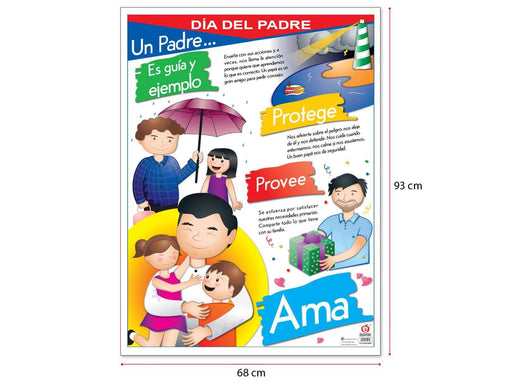 Póster Día del Padre - Educatodo material didáctico y juegos educativos - Educatodo