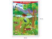 Póster El Bosque - Educatodo material didáctico y juegos educativos - Educatodo