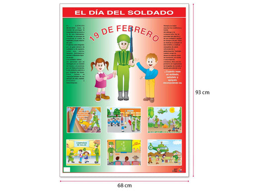 Póster El Día del Soldado - Educatodo material didáctico y juegos educativos - Educatodo