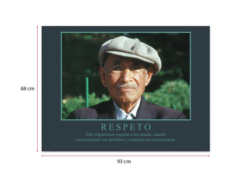 Póster Motivacional El Respeto - Educatodo material didáctico y juegos educativos - Educatodo