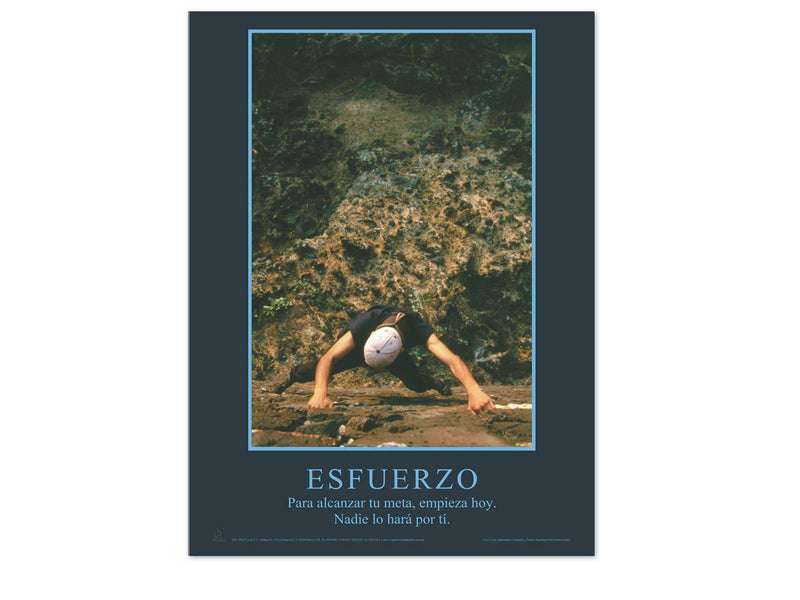 Póster Motivacional Esfuerzo - Educatodo material didáctico y juegos educativos - Educatodo