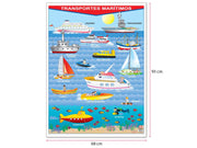 Póster Transportes Marítimos - Educatodo material didáctico y juegos educativos - Educatodo
