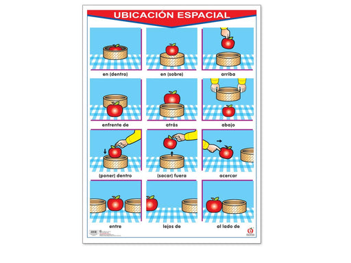 Póster Ubicación Espacial - Educatodo material didáctico y juegos educativos - Educatodo