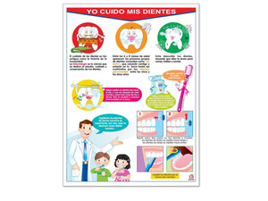 Póster Yo Cuido Mis Dientes - Educatodo material didáctico y juegos educativos - Educatodo