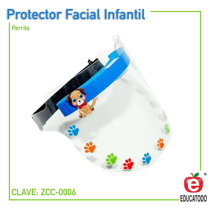 Protector Facial Infantil Perro - Educatodo material didáctico y juegos educativos - Educatodo