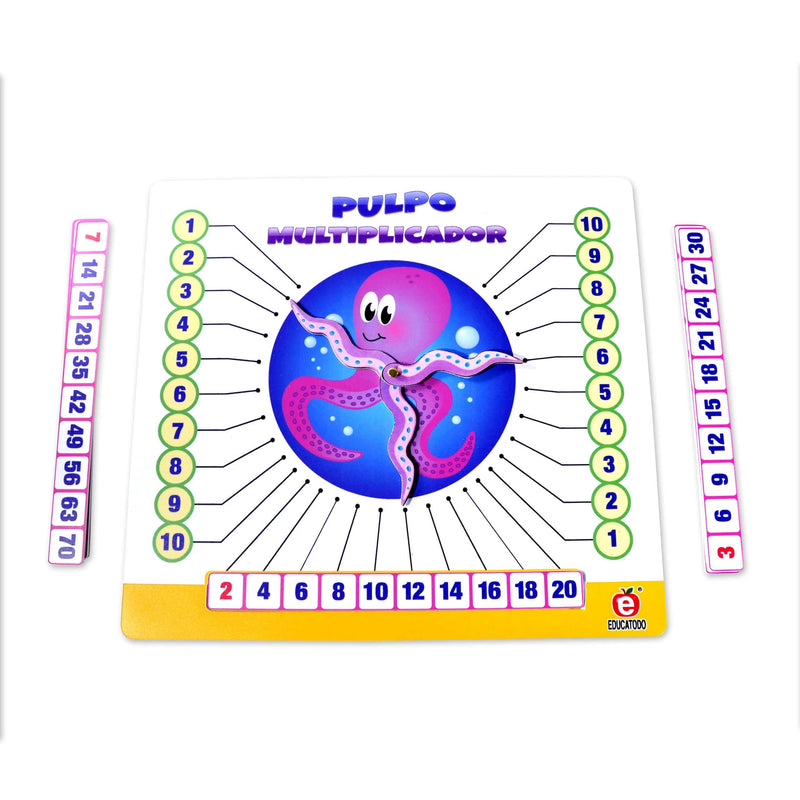 Pulpo Multiplicador - Educatodo material didáctico y juegos educativos - Educatodo