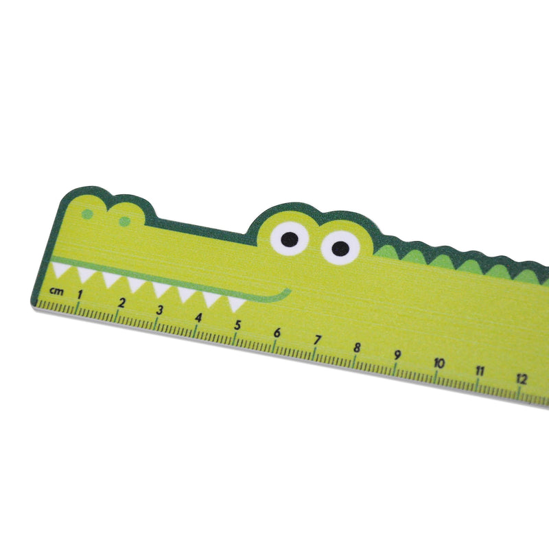 Regla de 30 cm Cocodrilo - Educatodo material didáctico y juegos educativos - Educatodo